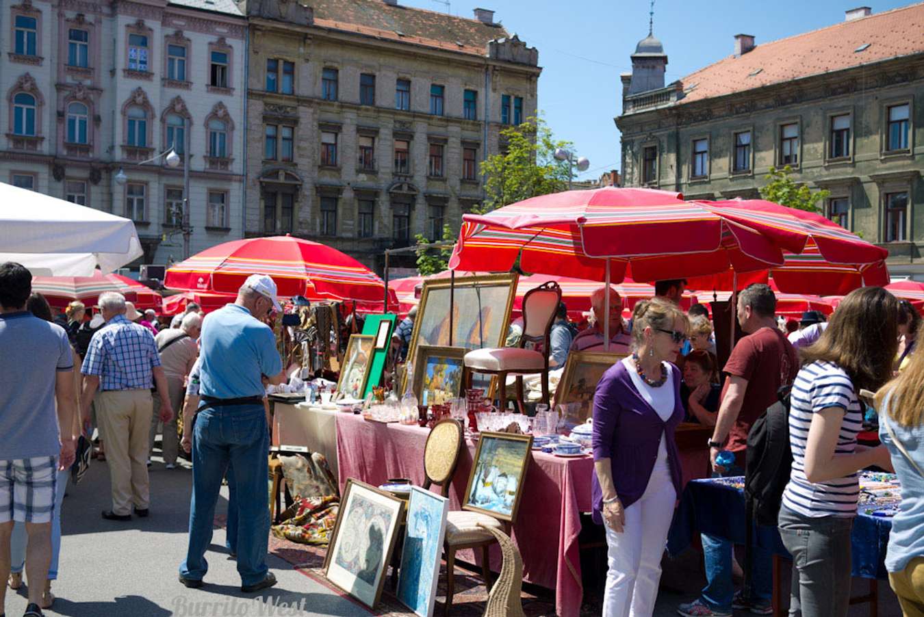 Britanac antique market Zagreb