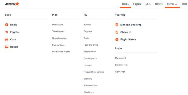 Jetstar Web Check In