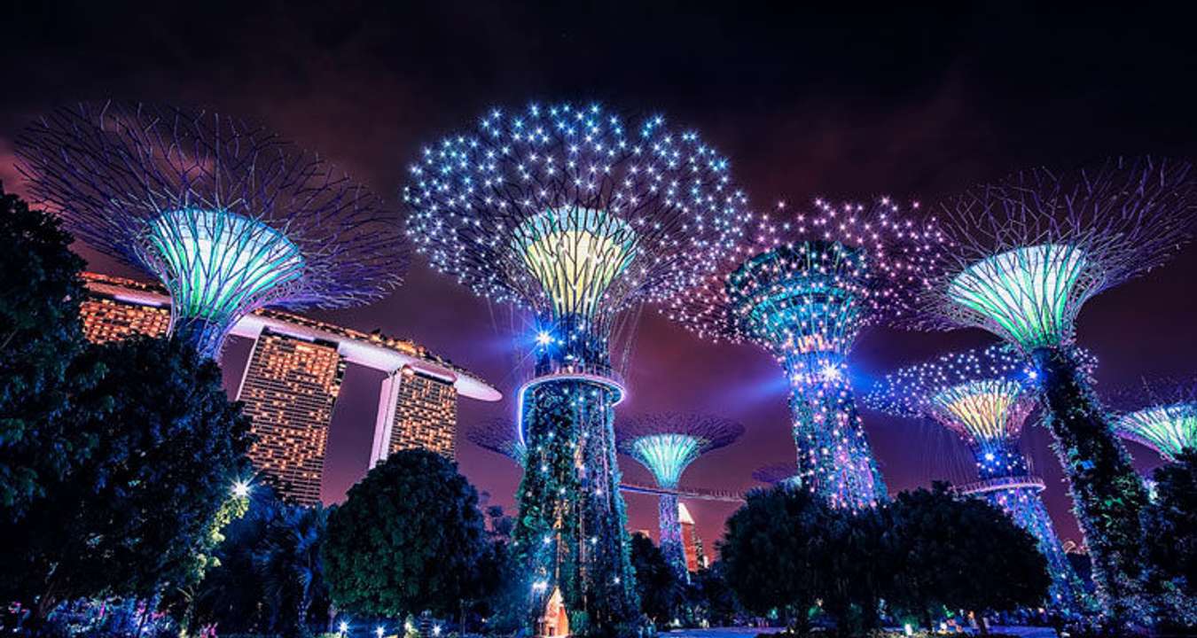 Skytrees at Gardens by the Bay