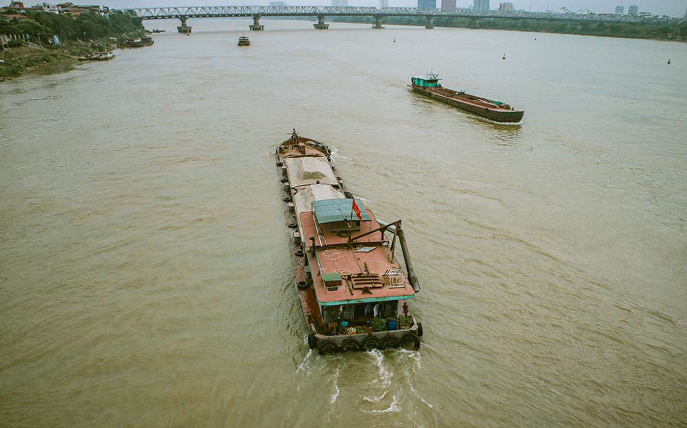 cầu long biên hà nội-sông hồng