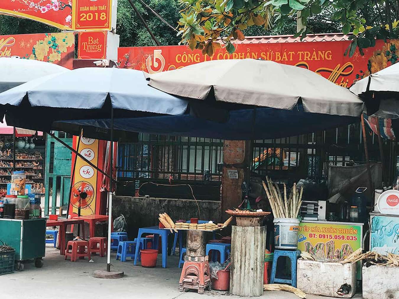 làng bát tràng-ăn gì ở làng bát tràng