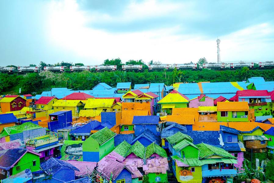 Kampung Warna-Warni Jodipan - Wisata Instagramable di Malang