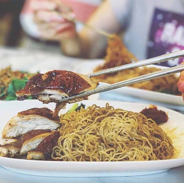 ẩm thực hong kong - mỳ gà