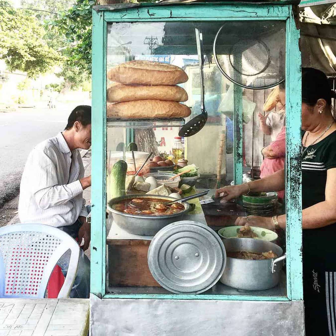 món ngon phan thiết - bánh mì 