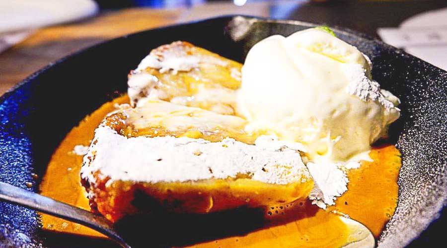 Sizzling Pan de Sal Pudding