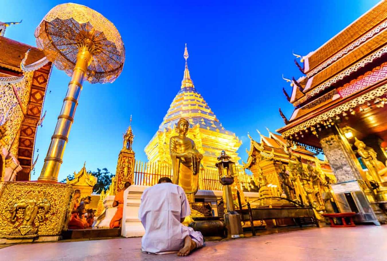 chùa Phrathat Doi Suthep - du lịch Chiang Mai