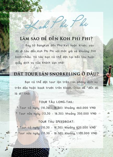 du lịch krabi - koh phi phi