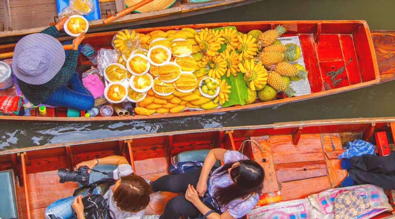 Floating Market in Bangkok