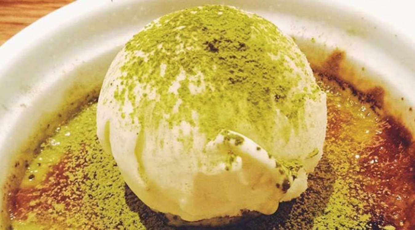 Matcha Creme Brulee by Ippudo