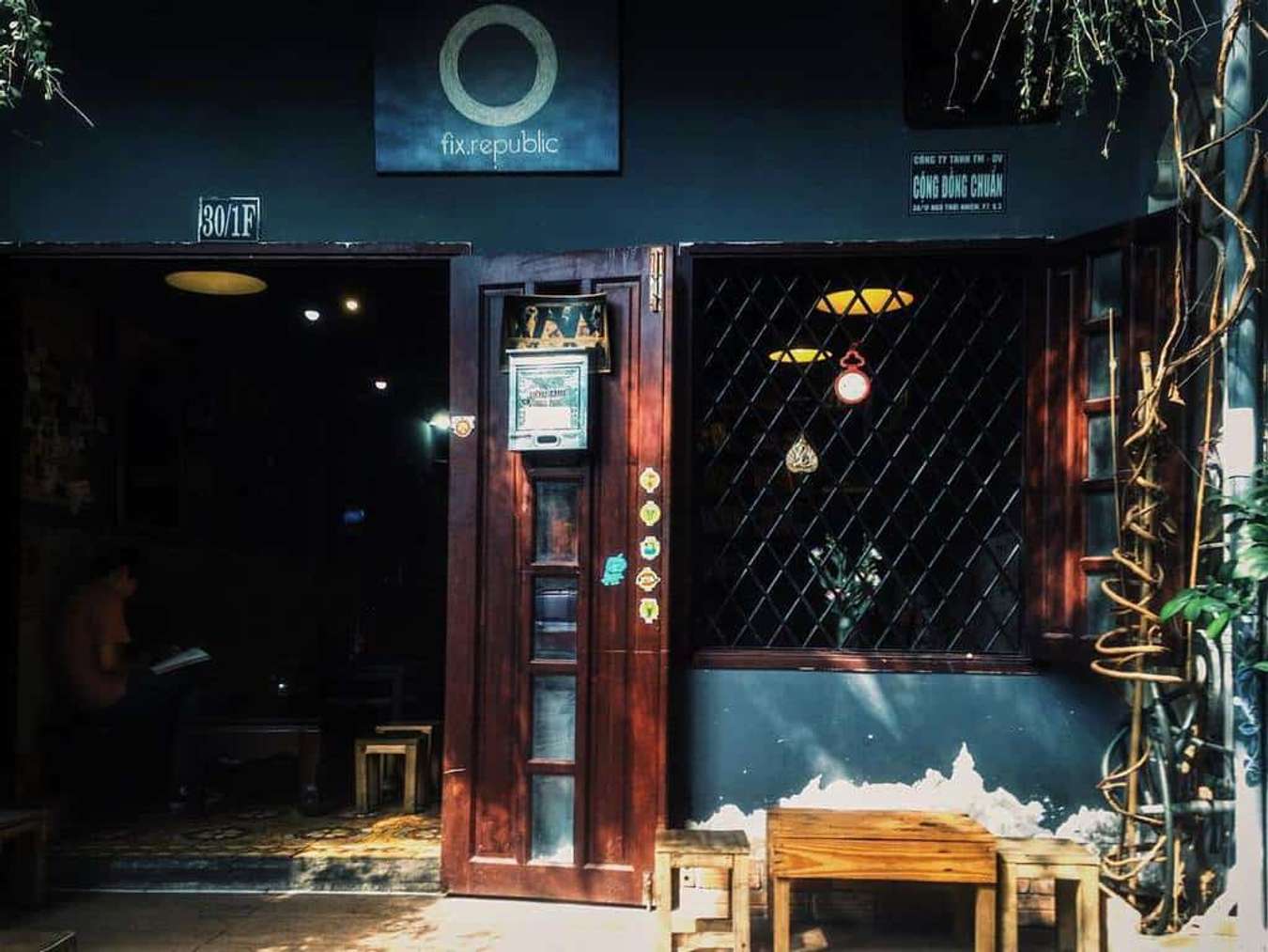 mô hình quán cafe đẹp - fix republic coffee shop