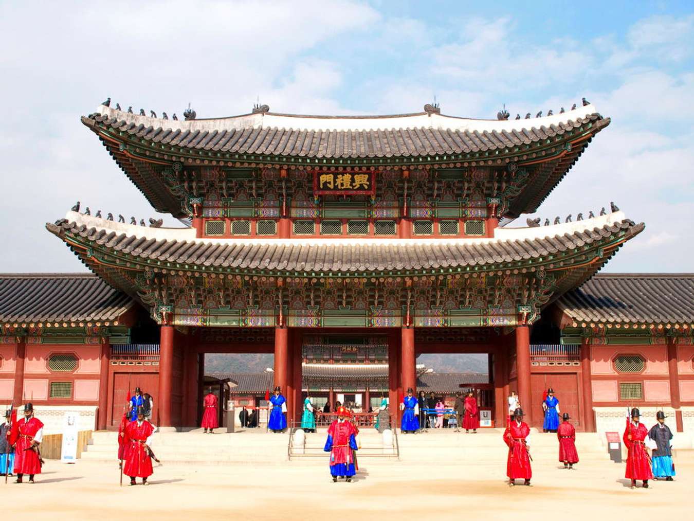 Cung điện Gyeongbokgung - địa điểm du lịch Hàn Quốc