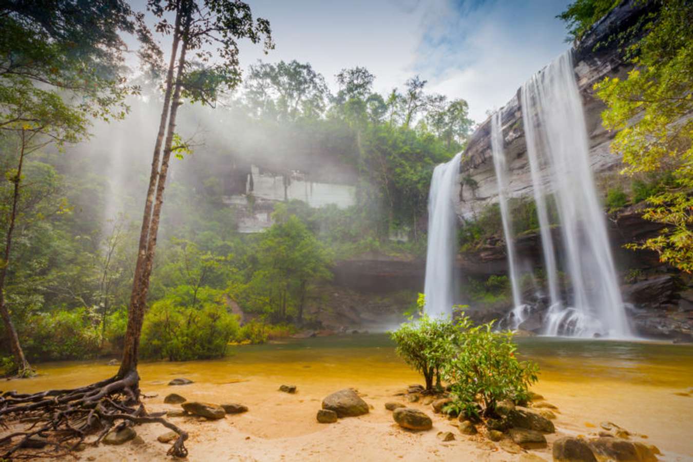 น้ำตกห้วยหลวง - สถานที่เที่ยวในอุบล