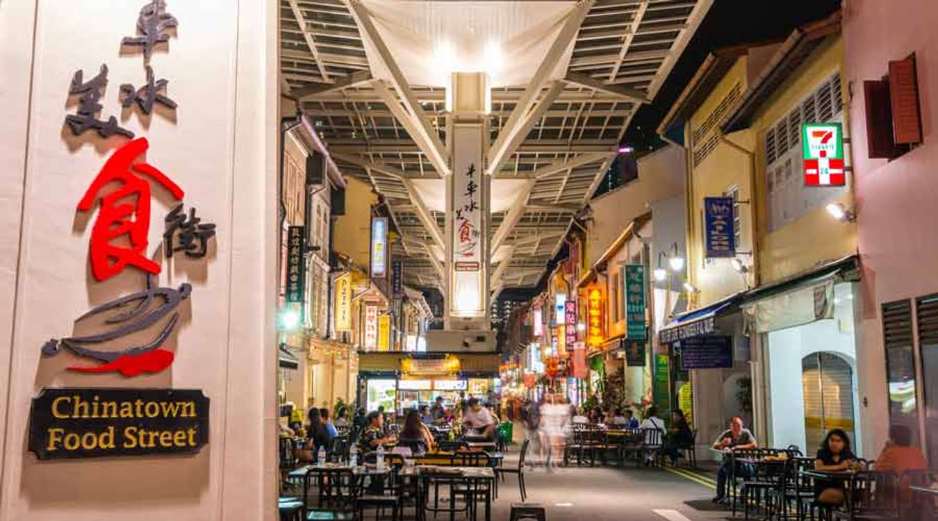 Chinatown Food Street Singapore