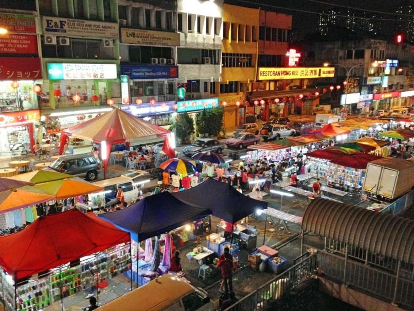 Chợ đêm Taman Connaught - Ăn gì ở Kuala Lumpur 