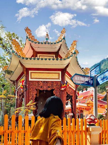 địa điểm du lịch tây ninh-núi bà đen-Chùa Linh Sơn Tiên Thạch