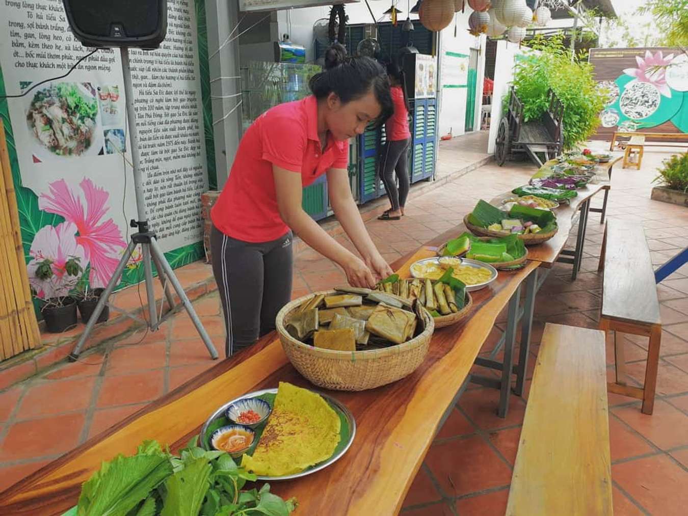 du lịch sa đéc-Khu Ẩm thực Làng Bột Sa Đéc