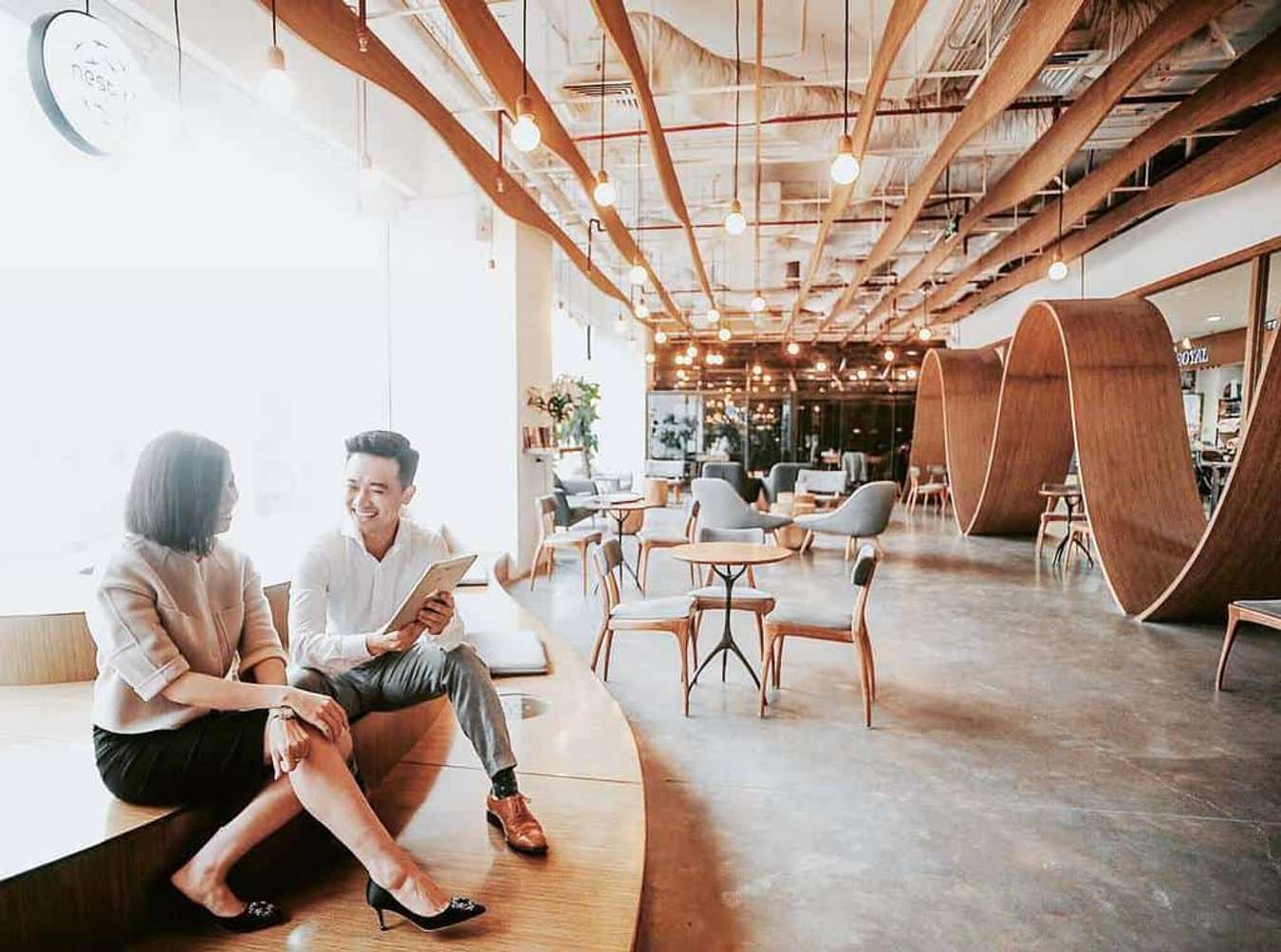 quán cafe đẹp ở sài gòn - nest by aia