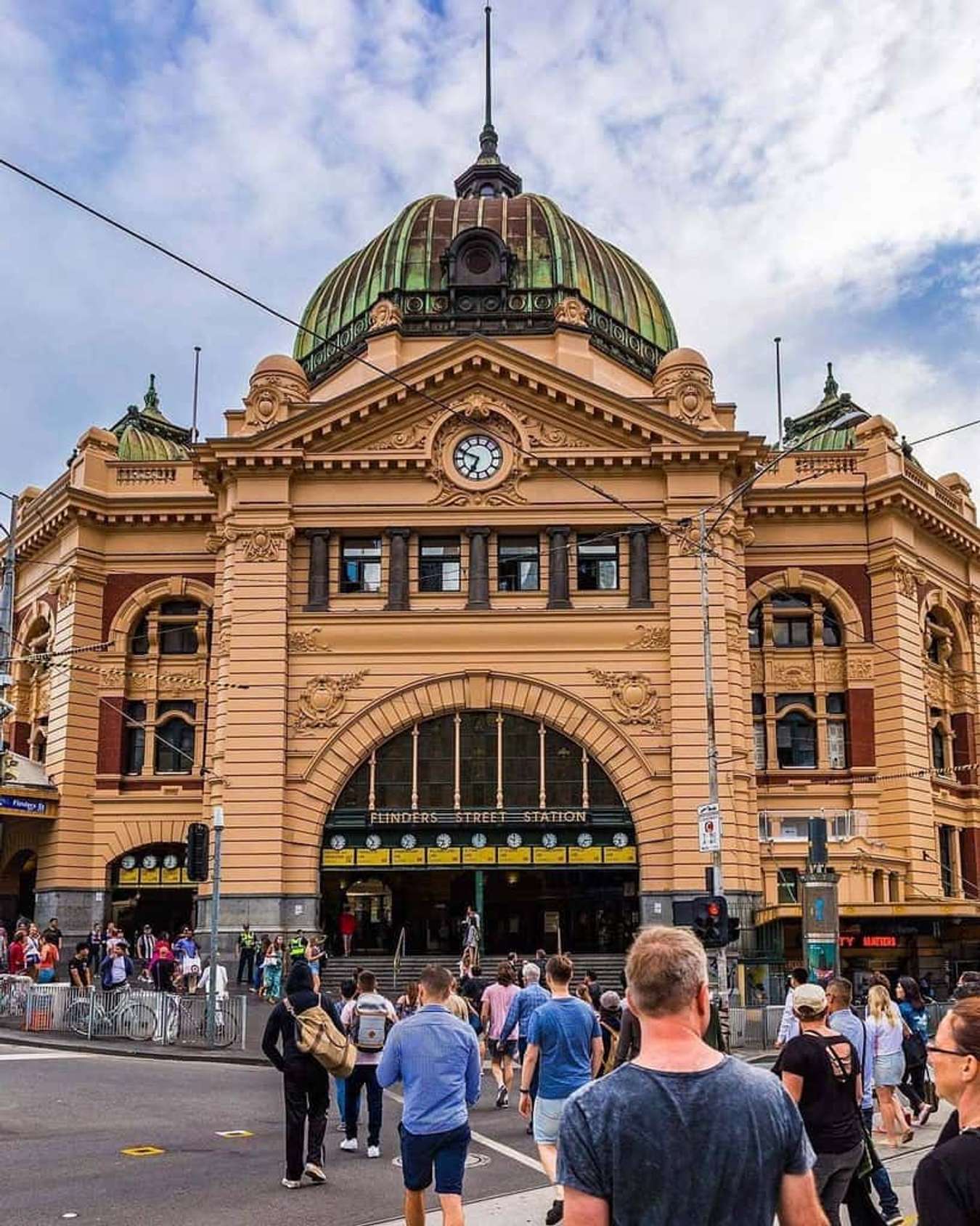 các điểm tham quan ở melbourne-Ga xe lửa phố Flinders-Flinders Street Station