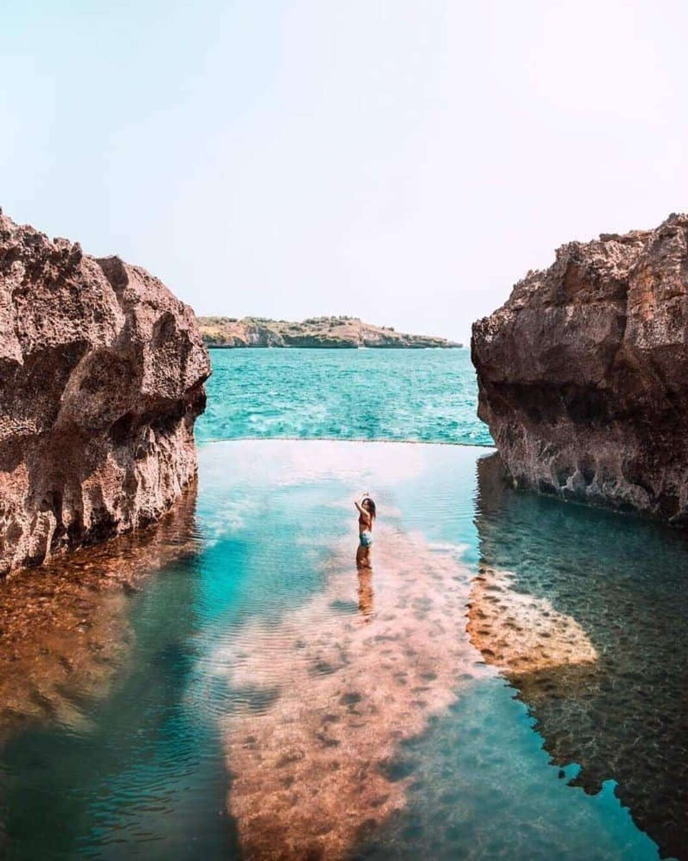 du lịch bali có gì hay-đảo nusa penida-Biển Broken Beach-Angel’s Billabong