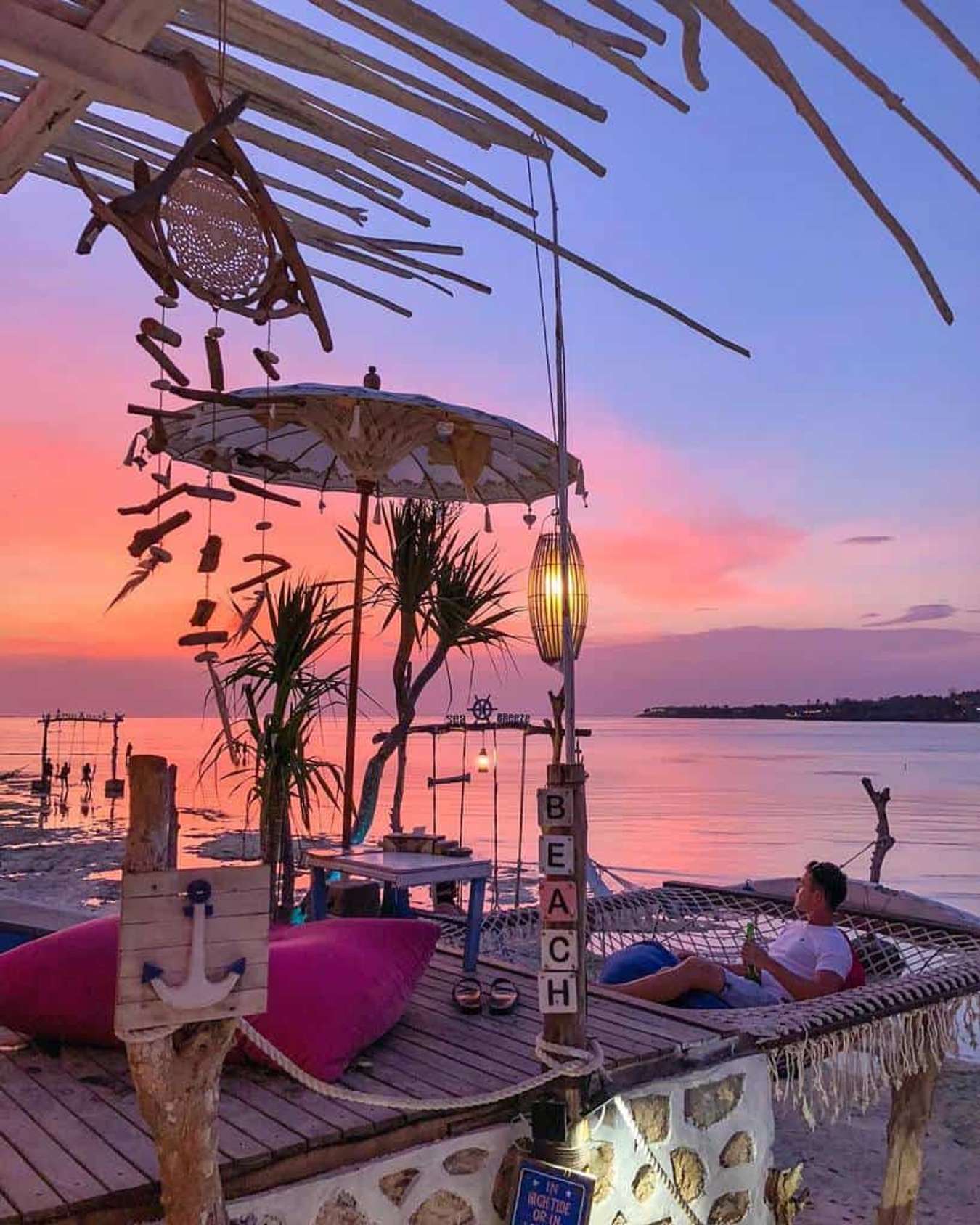 du lịch bali tự túc-đảo Nusa Ceningan-Sea Breeze Warung Ceningan