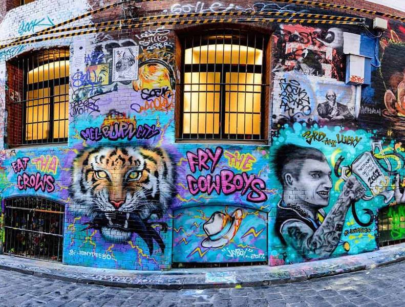 thời tiết melbourne-hosier lane