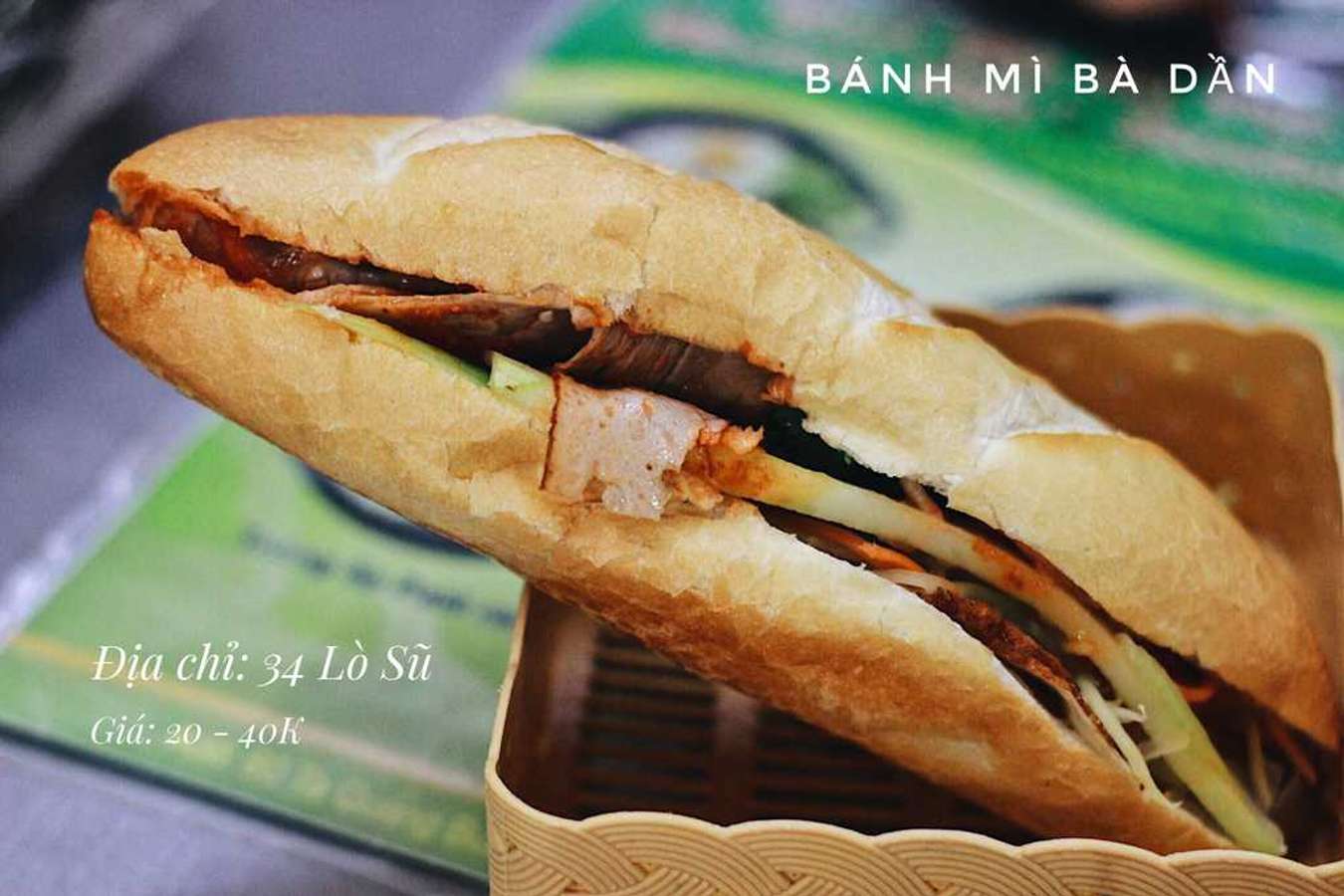 Bánh mì bà Dần - ẩm thực Hà Nội 
