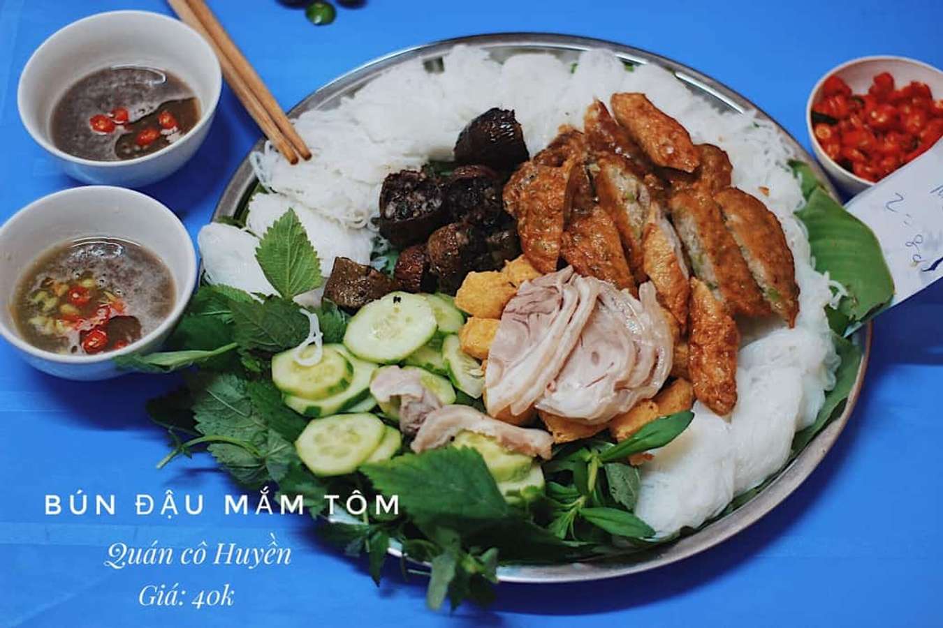 Bún đậu mắm tôm cô Huyền 