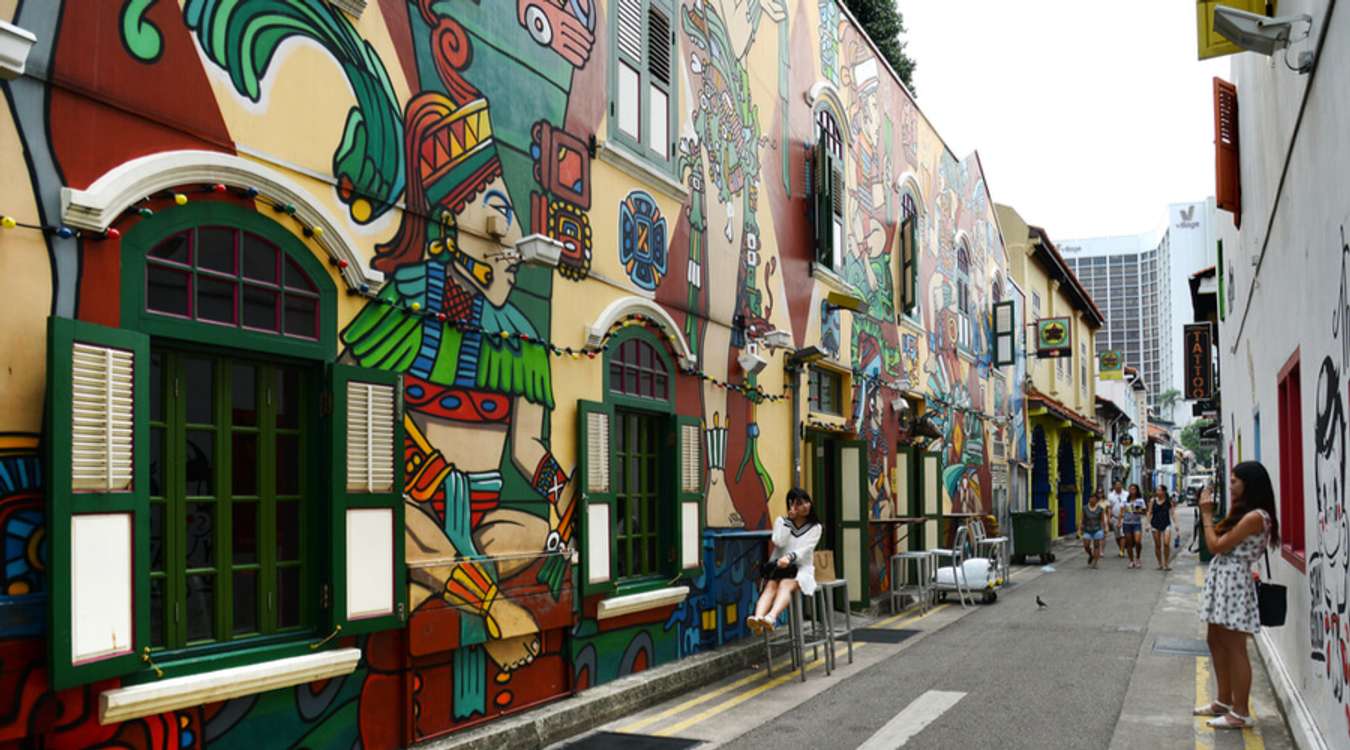 Wall Art Haji Lane Singapore