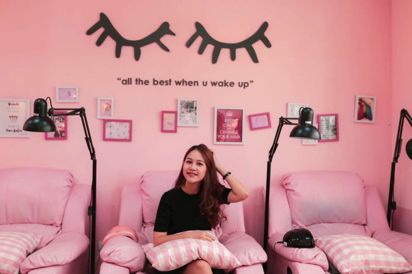 Sleep Salon BKK ซาลอนสีชมพูสำหรับสายหวาน เปลี่ยนสาวๆ ให้สวยใสตั้งแต่หัว