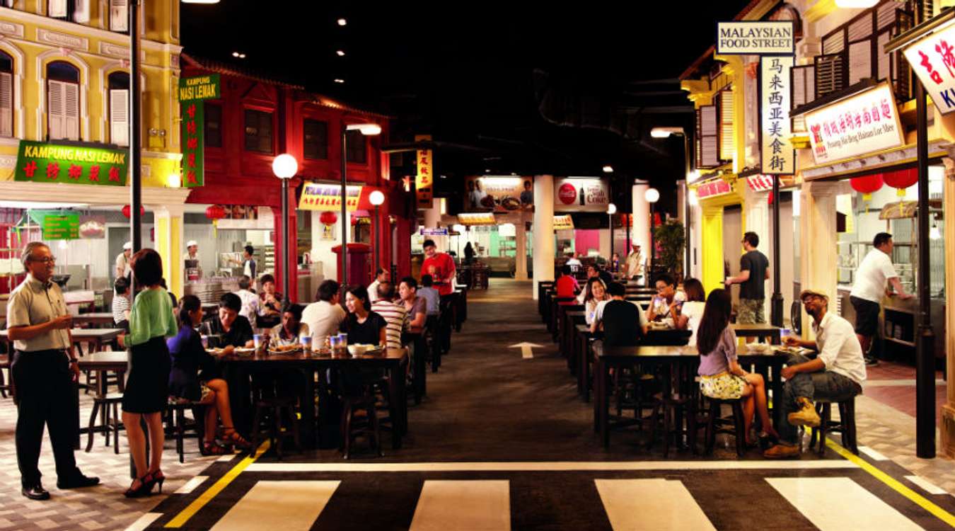 Malaysian Food Street Interior