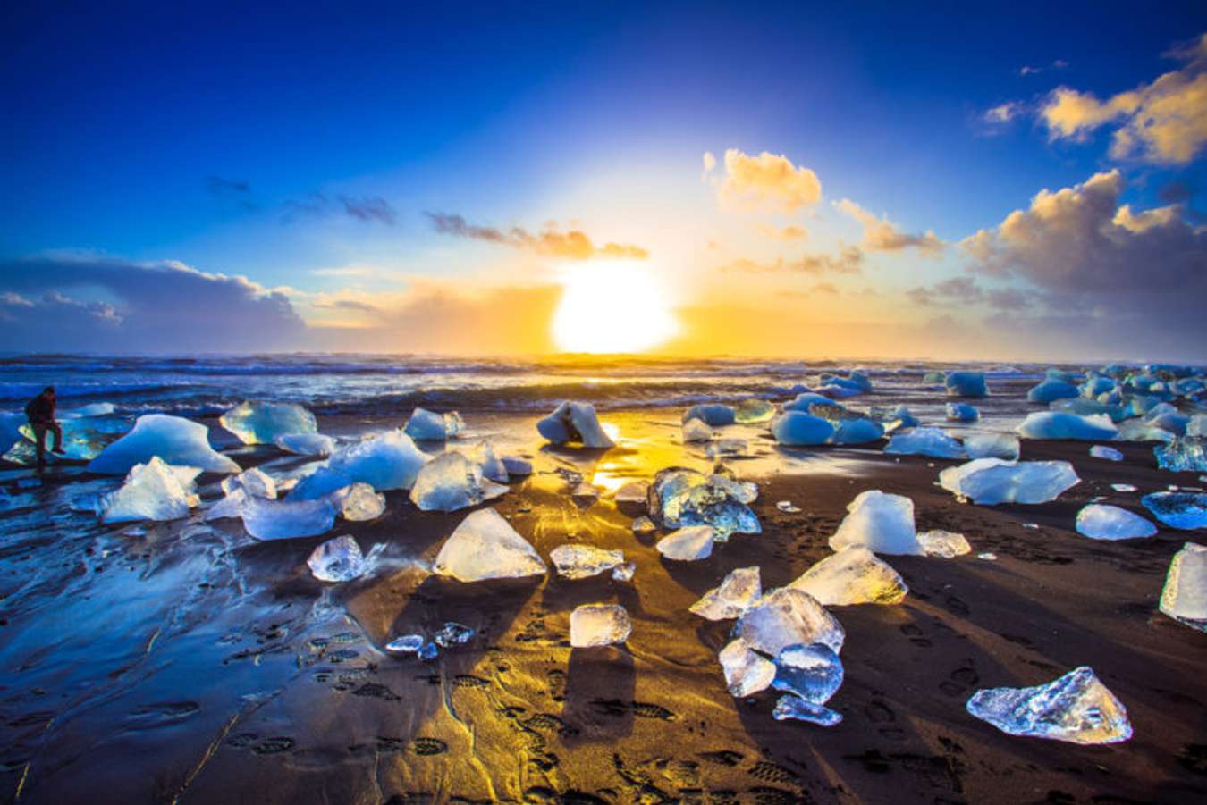 Jokulsarlon glacial lagoon - ไอซ์แลนด์ - เที่ยวยุโรป