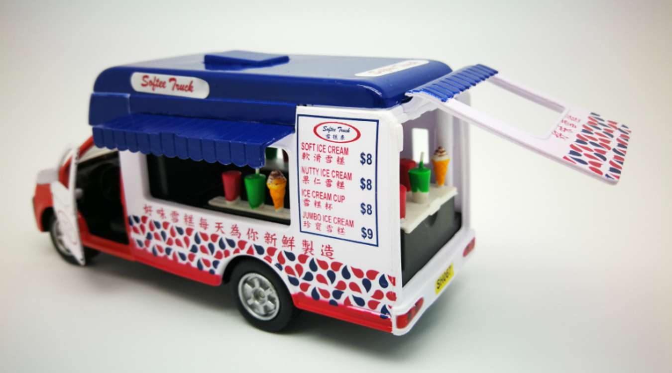 Mobile Softee Toy Car