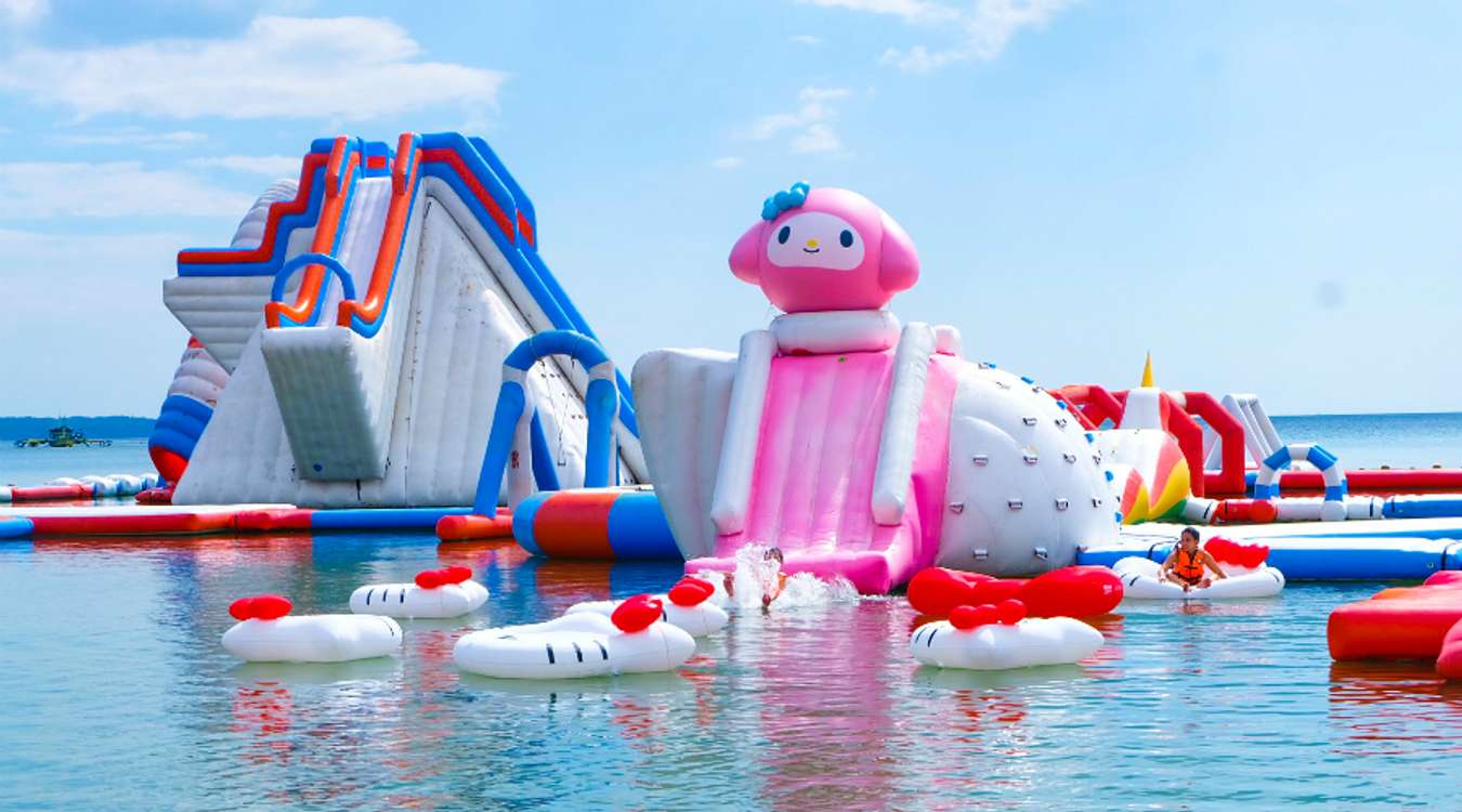 Sanrio Float Town inflatables