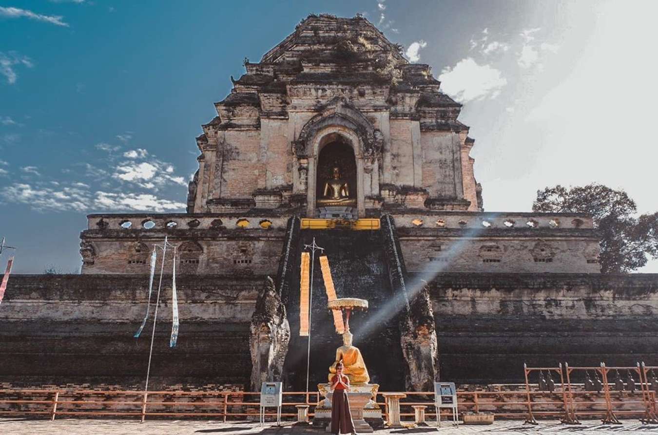 Kinh nghiệm đi Chiang Mai - Wat Chedi Luang