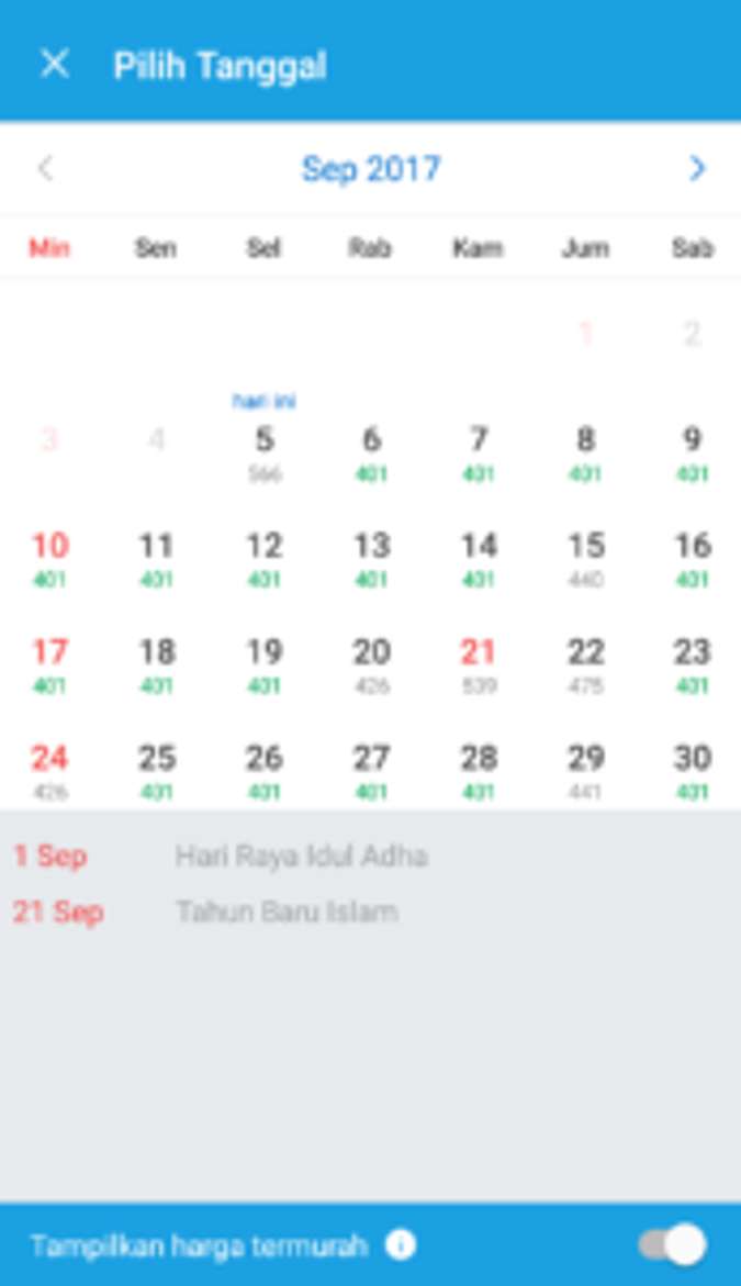 Kalender Harga Fitur Unggulan Traveloka Bantu Pantau Harga Tiket Pesawat Terbaik