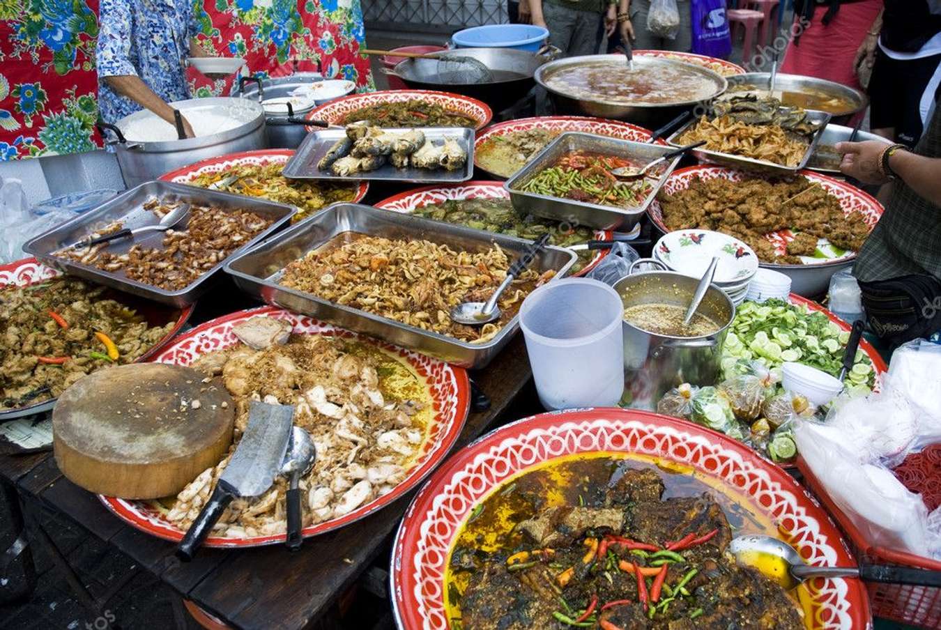 Ratchawat Market - Negara yang tekenal dengan street food