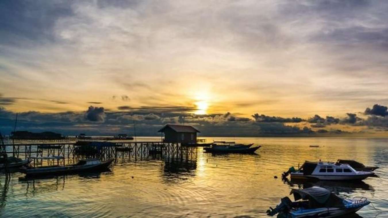Sunset di Kepulauan Derawan