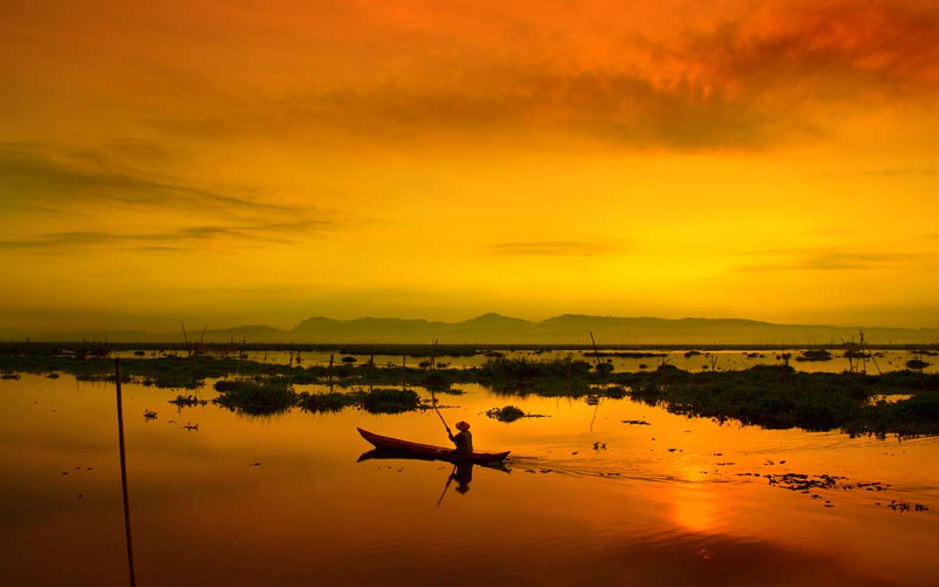 Sunset di Rawa Pening