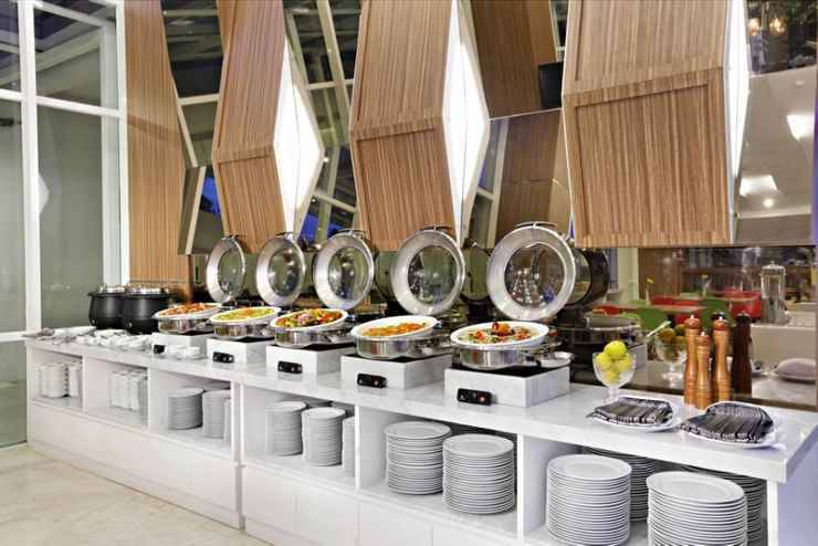 Buffet Area di Cordela Hotel Senen