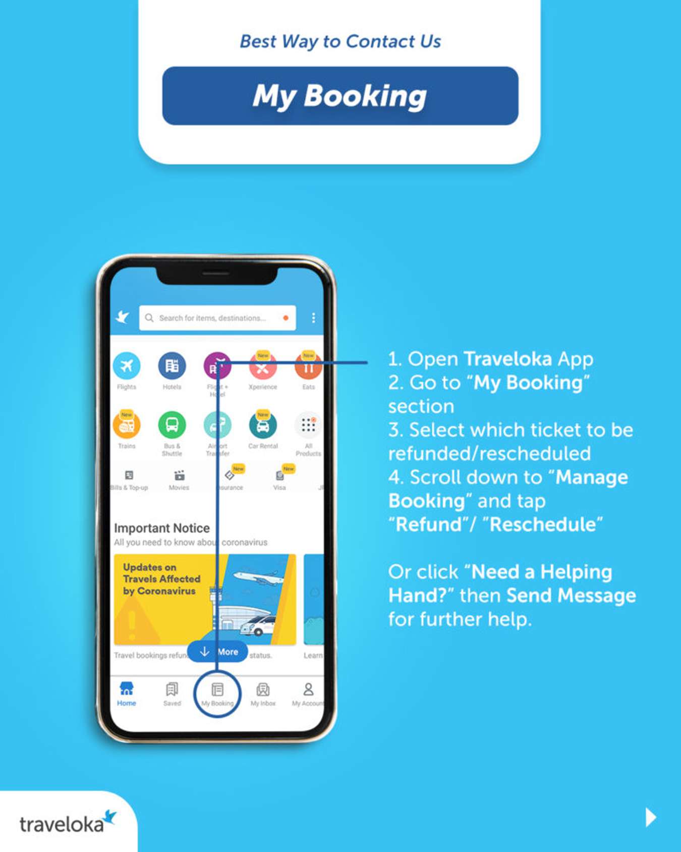 All you need to know about refunding and rescheduling your flights