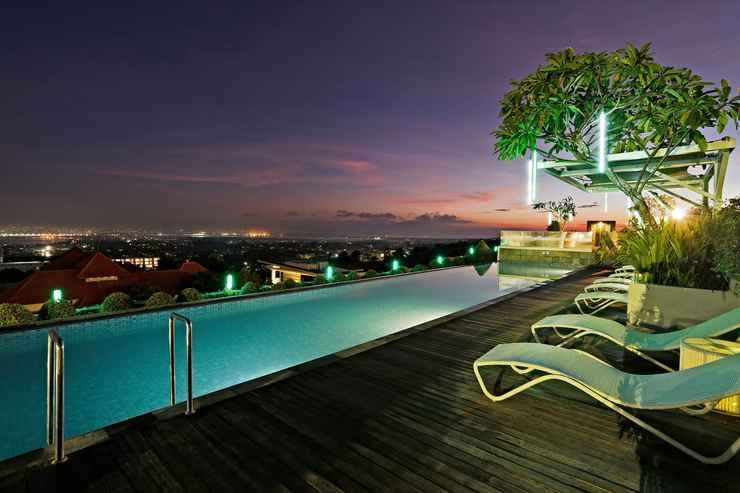 Fasilitas Infinity Pool di MaxonehotelsCom @Bukit Jimbaran