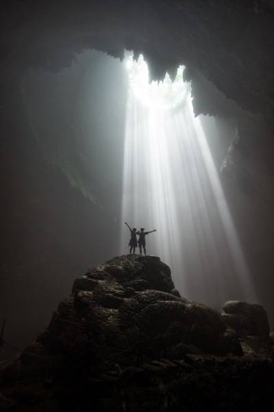 Goa Jomblang - Destinasi tempat wisata di Gunungkidul