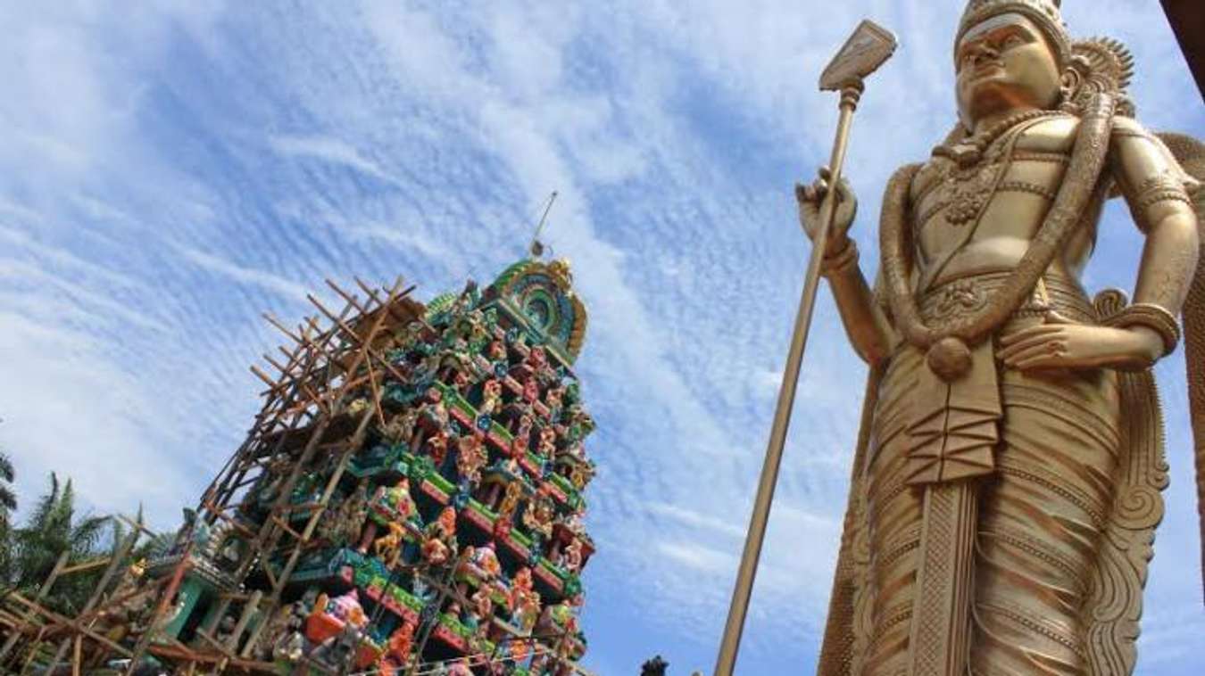 Patung Dewa Murugan di Kabupaten Langkat