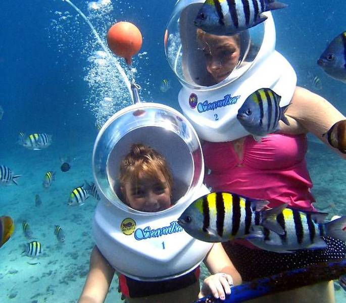 Seawalker Bali at Grand Mirage Resort - Wisata Anak di Bali