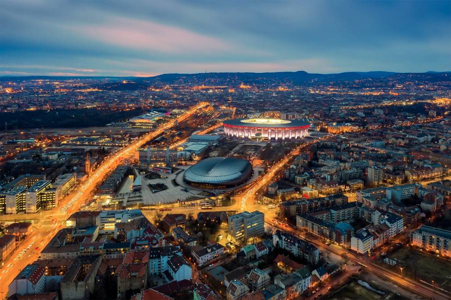 Pemandangan Kota Budapest di Hongaria