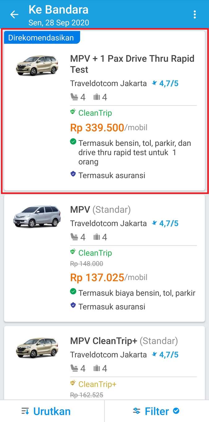 Cara Mudah Rapid Test Drive Thru Traveloka Dekat Bandara Soekarno Hatta