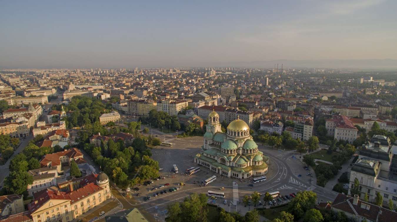 Pemandangan Kota Sofia di Bulgaria