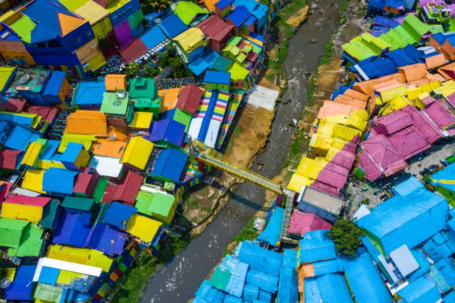 Kampung Warna Warni Jodipan Malang
