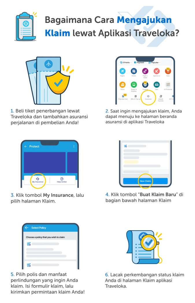 Cara Klaim Asuransi Lewat Aplikasi Traveloka Cepat Mudah