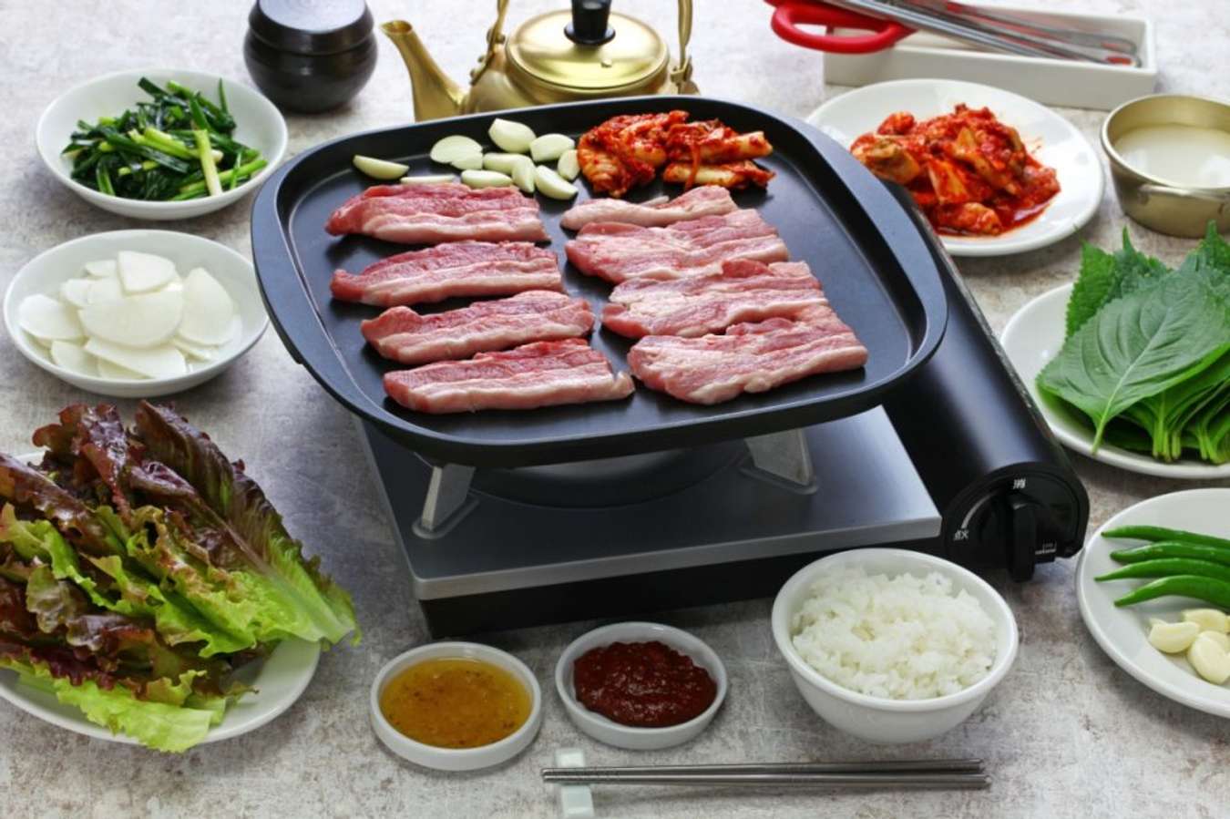 Samgyeopsal - Makanan Khas Korea